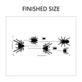 thumbnail image 3 of Gupgi 1pc Halloween Spider Stickers Funny Black Spider Clings Decals PVC Labels Decor for Wall Window Shop, 3 of 8