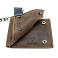 thumbnail image 7 of RFID safe Leather Bifold Chain Wallet for Men Snap Closed Crazy Horse – J600, 7 of 7