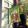 thumbnail image 2 of Carolines Treasures SC9723CHF Rouge Miniature Caniche Chanceux Shamrock St. Patricks Jour Drapeau Toile Maison Taille, 2 of 4