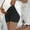 Black, variant on Women's Maternity Shorts Over The Belly Cotton Casual Pregnancy Workout Sleep Shorts with Pocket Cropped Pants Shorts Leggings Black M