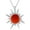 D_Red Onyx, variant on Sun Turquoise Pendant Necklace, 925 Sterling Silver Genuine Gemstones Western Jewelry Gift for Women