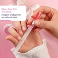 thumbnail image 2 of Ergonomic Glass Nail File Tool Duo Set in Pink by Bona Fide Beauty, 2 of 8