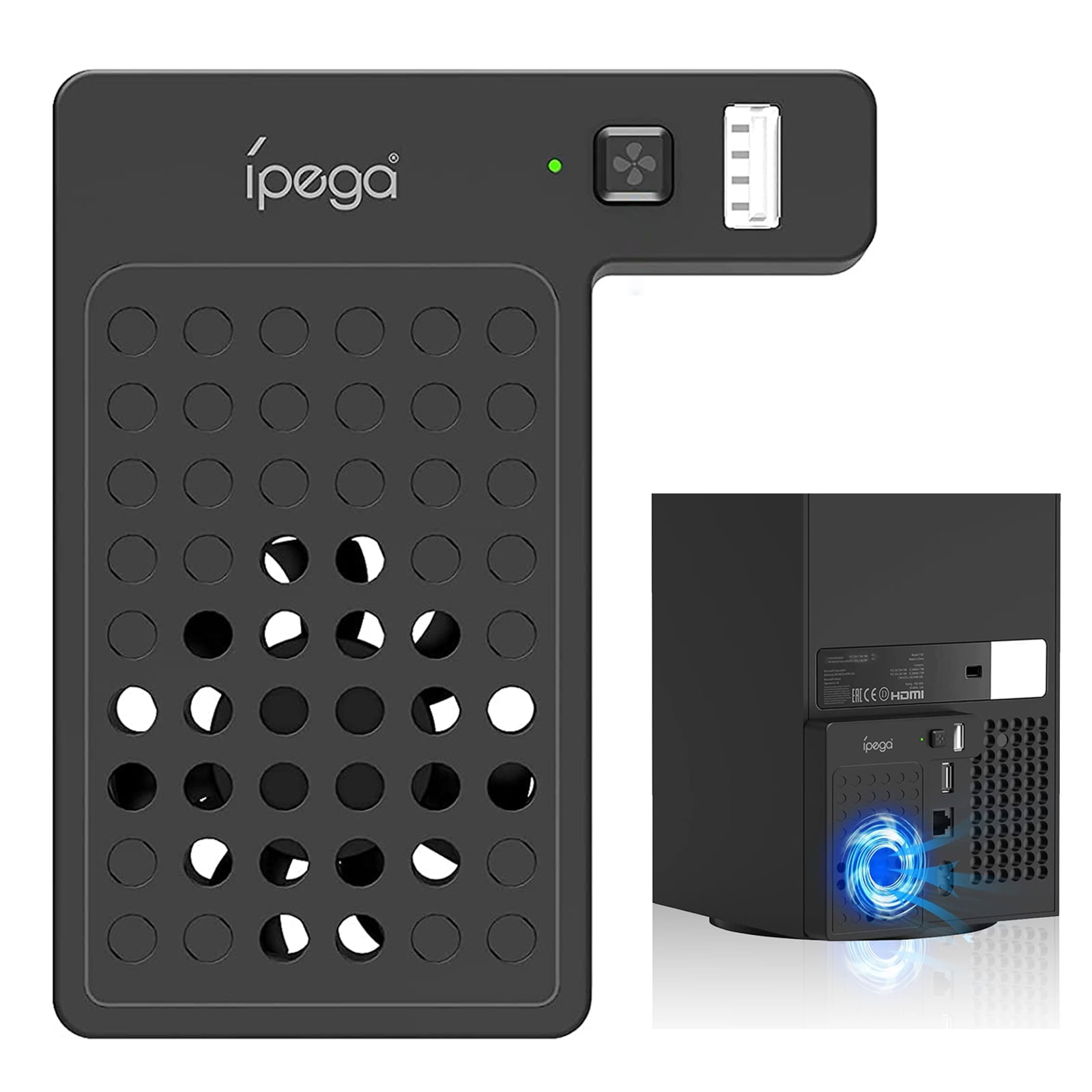 USB Cooling Fan Fit for Xbox Series X Console, EEEkit HighSpeed Mute