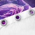 thumbnail image 4 of YST Rideaux Roses Noirs et Violets, Rideaux Floraux Romantiques Violets Occultants pour Chambre de Couples, Rideaux de Fleurs Funky Cadeaux de la Saint-Valentin Rideaux de Fenêtre Modernes 2 Panneaux 42"Lx84"H, 4 of 6