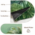thumbnail image 5 of Rectangle Rug 2x3ft Area Rug, Tropical Plants Green Banana Leaves Area Rugs for Living Room Bedroom, Summer Jungle Floor Mat Non-Slip Non-Shedding Carpet Indoor Accent Rugs, 5 of 9
