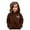 Brown, variant on Toddler Girl Hoodie Valentines Day Sweatshirt Long Sleeve Heart Sweatshirts Crew Neck Sweatshirt Pullover Kids Clothes Girls Size 3-4 Years