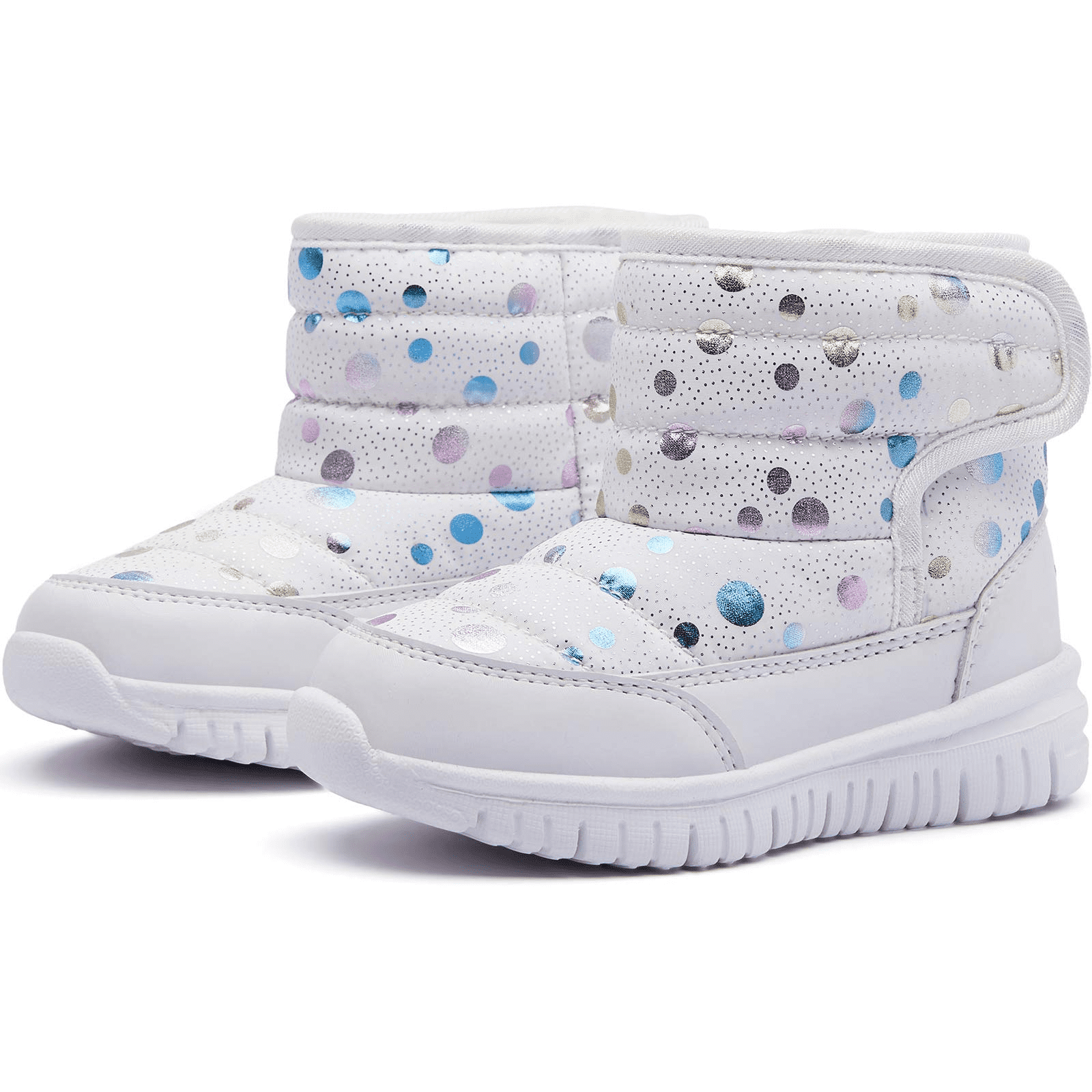 Toddler/Little Kid HOBIBEAR Toddler Snow Boots for Boys Girls Kids Outdoor Winter Shoes  