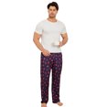 thumbnail image 3 of Men's all-season breathable and loose-fitting milk silk casual pajama pants, 3 of 5