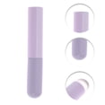 thumbnail image 3 of Unique Bargains 1 Pc Durable Lip Brush with Lid for Business Travel Purple Silicone Aluminum Tube ABS, 3 of 5