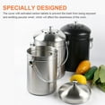 thumbnail image 4 of CUITING Stainless Steel Compost Bucket Garbage Can Food Waste Bin for Garbage Countertop Food Waste Basket, 4 of 6