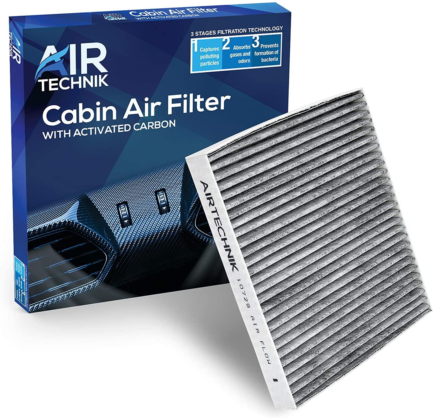 AirTechnik CF10729 Cabin Air Filter w/Activated Carbon Fits Chrysler