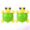 thumbnail image 3 of 2pcs Turtle Wall Holder Suction Cup Toothbrush Rack Toothpaste Container Hanging Sundries Organizer Green, 3 of 3