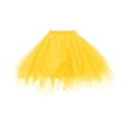 thumbnail image 2 of Toddler Tutus for Girls Baby Tutu 3 Layers Girls Tutu Skirt Kids Infant Tutu Girls Tulle Ballet Dance Tutu Skirt Yellow, 2 of 3