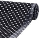 thumbnail image 1 of Tela de algodón con lunares blancos y negros, 1,09 yardas, 61 pulgadas de ancho. Tela para manualidades con lunares estampados., 1 of 6