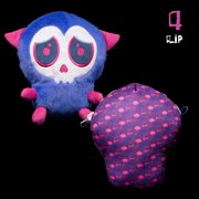 Skelekins - Sadness Series 1 Monster Emotions - Creepy-Cute Customizable Plush + Skeleton Figure + Tote Bag