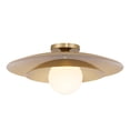 thumbnail image 3 of Sherrer 1-Light Ceiling Light in Warm Brass, 3 of 6