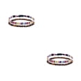 thumbnail image 4 of Sonducket 2 piezas trenzada tobilleras conjunto tejido brazaletes cadena de pierna tela cadena rebordear para niñas verano playa tipo tipo 5 2Conjunto, 4 of 6