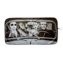 Toynk Toys UV Protection Automotive Window Shades, PVC Black Gray, 64 x 32 Inches