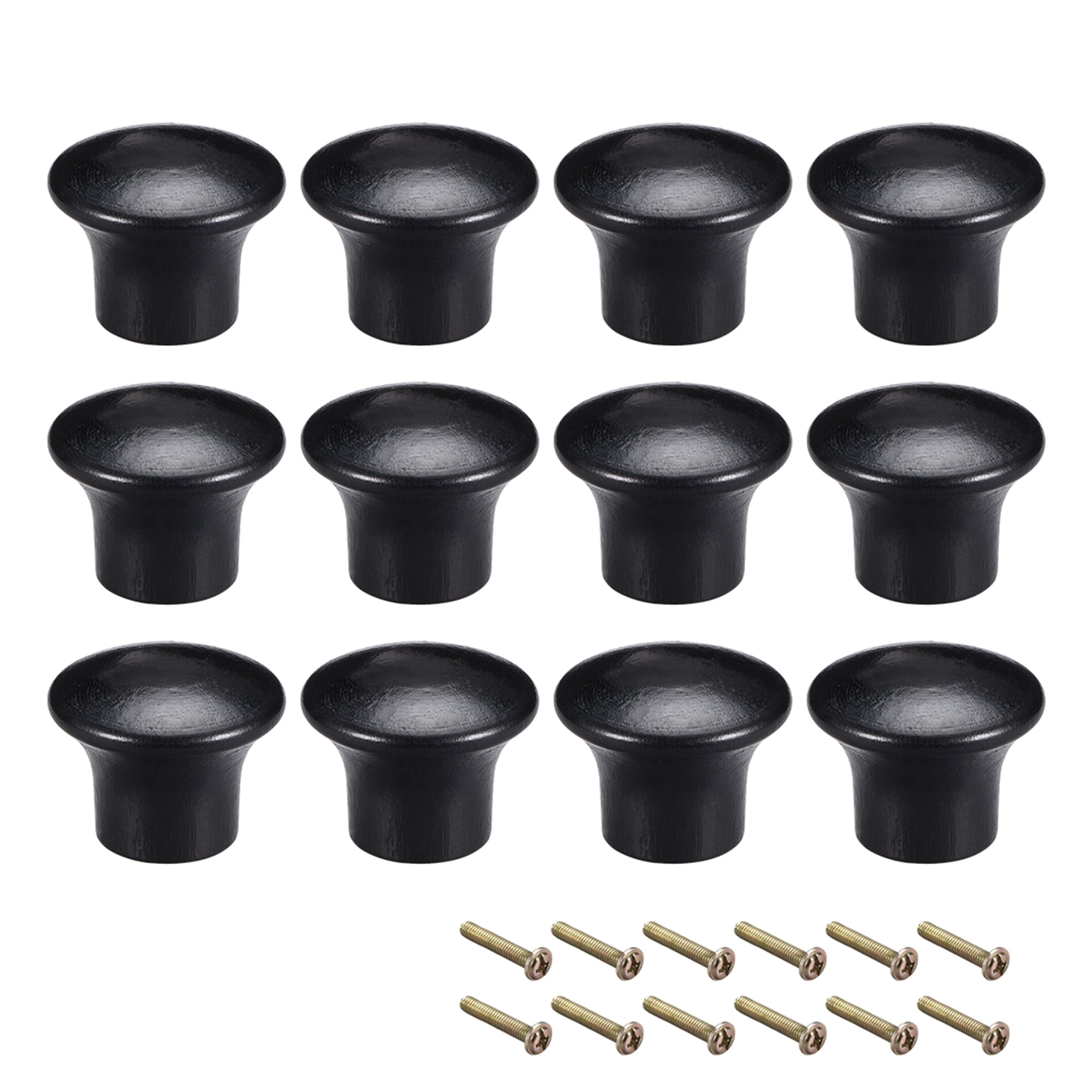 Cabinet Round Pull Knobs 22mm Dia Furniture Bedroom Kitchen Black 12pcs   797d19c3 C8b9 4f21 98f6 8bec3df0a429 1.473861972e48f3f191ab74b8c1da93b7 