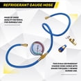 thumbnail image 4 of Manguera de Carga de Refrigerante para Aire Acondicionado R134A con Manómetro y Manguera de Medición de Recarga. Tubo de Carga de Refrigerante., 4 of 5