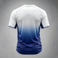 thumbnail image 4 of England 2026 Soccer Cup Lion Graphic Tee for Men, Short Sleeve Crew Neck Shirt with Red-Blue Brushstroke & Shield Print, Breathable Retro Fan Top, Lightweight Casual Jersey, 1 PC Blue XL, 4 of 4