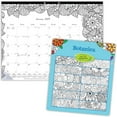thumbnail image 2 of Rediform REDC2917311 Botanica Design Julian Type Monthly Doodle Desk Pad, White, 2 of 5