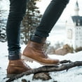 thumbnail image 4 of Panama Jack 03 C8 Mens Brown Boots Waterproof Leather Laces Hiking Ankle Chukka, 4 of 6