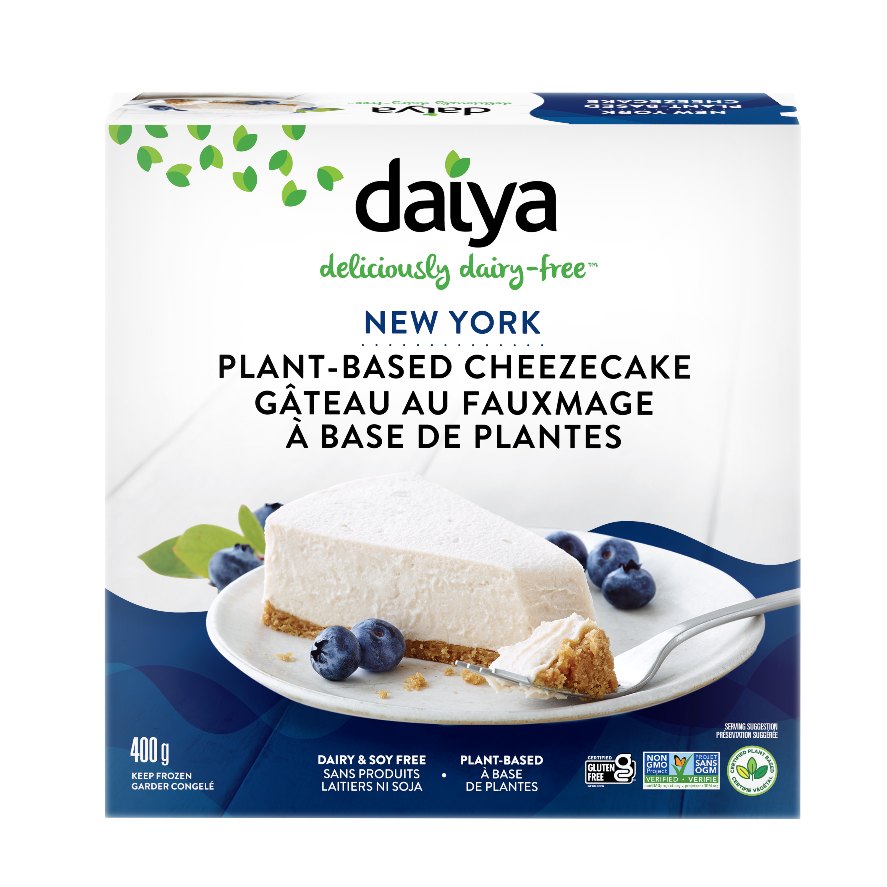 Daiya Dairy Free Gluten Free New York Cheezecake, So deliciously rich   creamy