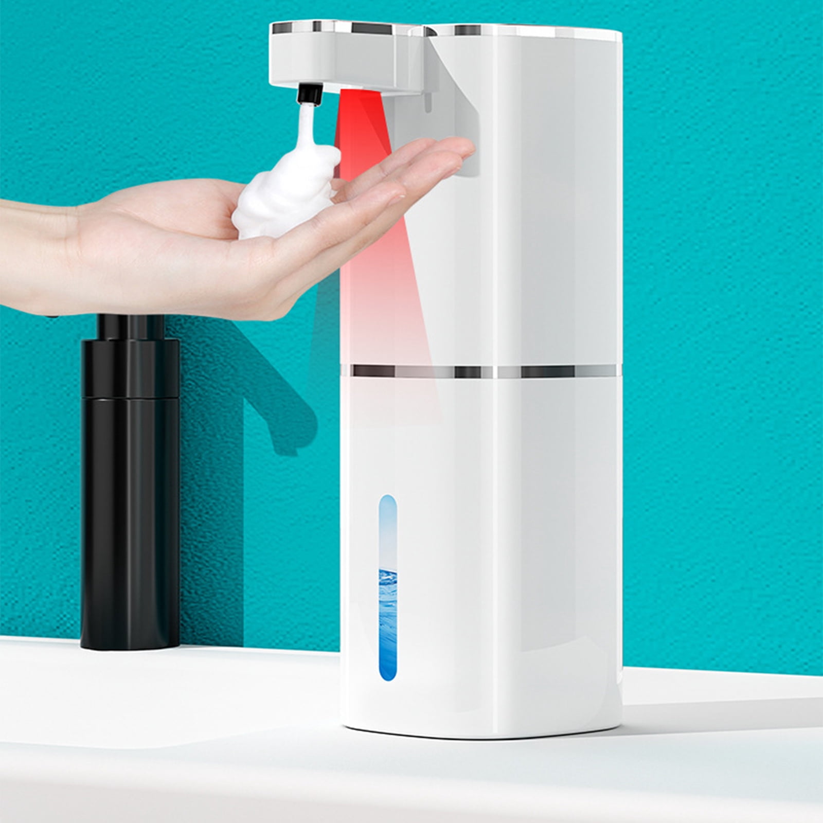 Bathroom Soap Dispenser Countertops 420ml Soap Dispenser Automatic Induction Foam Hand Washer Enduring
