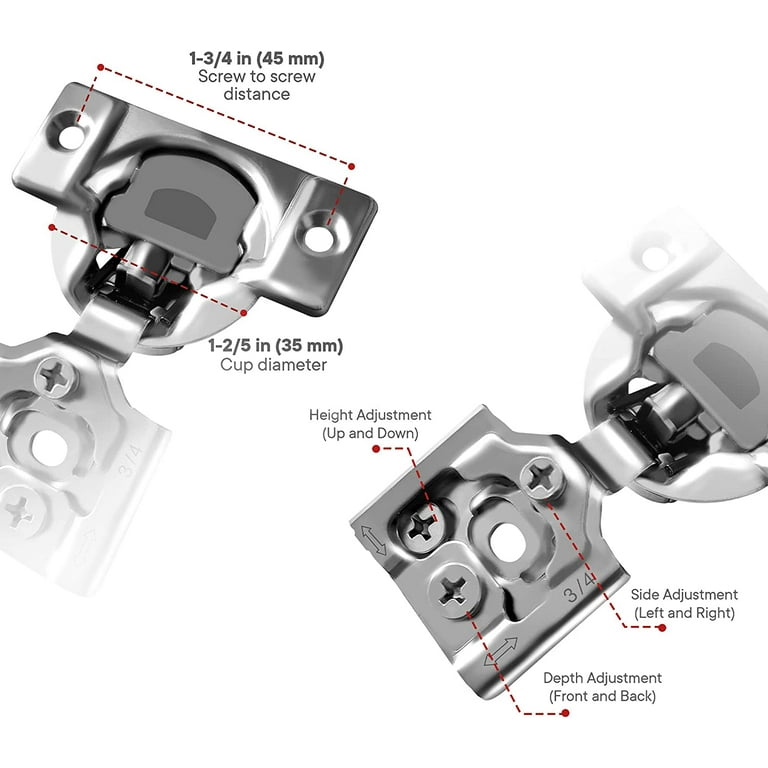 3 4 Overlay Door Hinges Matttroy