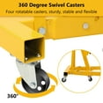 thumbnail image 6 of 4000LB/2 Ton Folding Engine Crane Engine Hoist Cherry Picker with Foldable Stand&6 Caster for Garage Workshop Auto Repair Yellow, 6 of 8