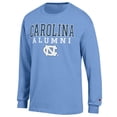 thumbnail image 2 of Men's Champion Carolina Blue North Carolina Tar Heels Alumni Logo Stack Long Sleeve T-Shirt, 2 of 3