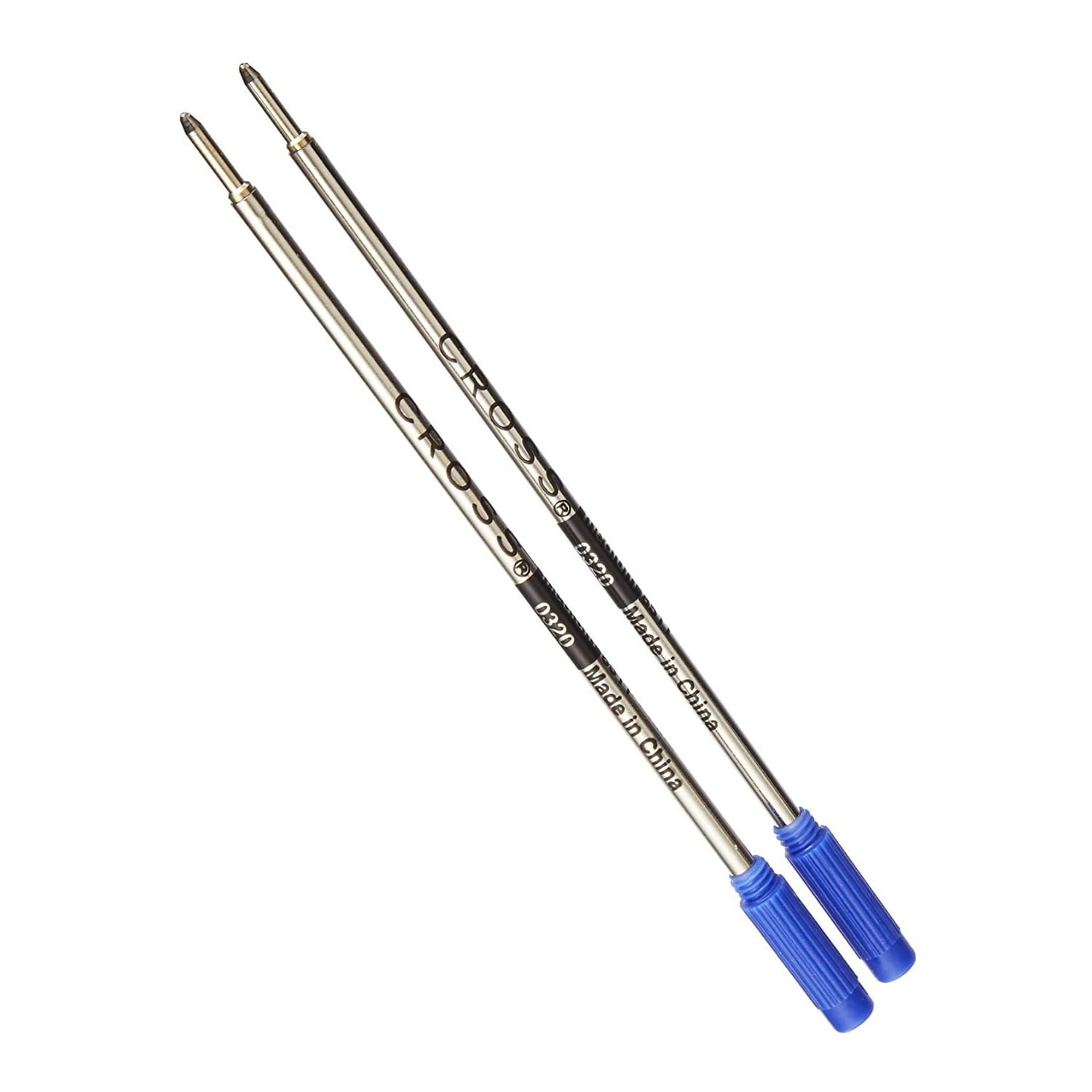 Cross Ballpoint Pen Refill Bundle (Blue, Medium Tip) (4-Pack)