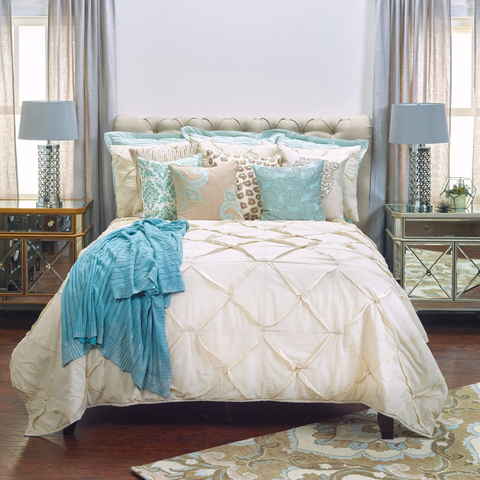 Rizzy Home  Carrington Stone Quilt Queen