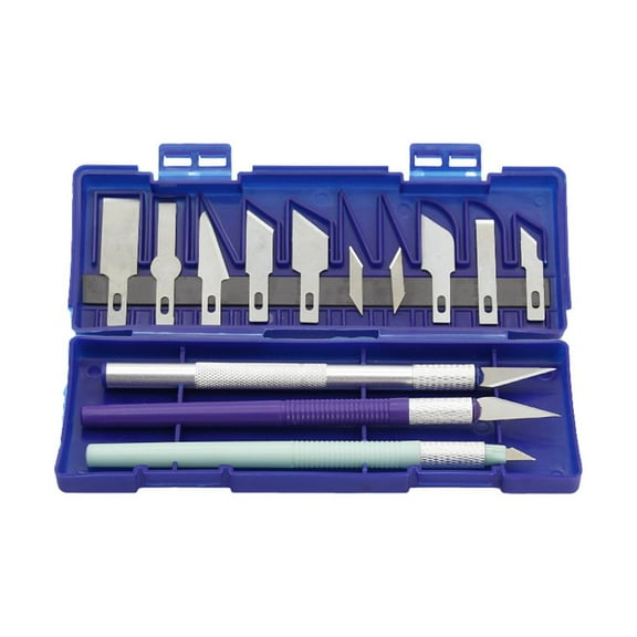 13Pcs Set Art Carving Cutter With Box Paper Sticker Cutter Wood Carving Blade
