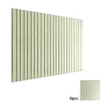 thumbnail image 2 of Dvumao Fluted Fabric Bulletin Board, 6-Pack 12-Inch Square Peel & Stick Fabric Wall Tiles for Photo & Note Display, No Nail Home Decor, 2 of 6