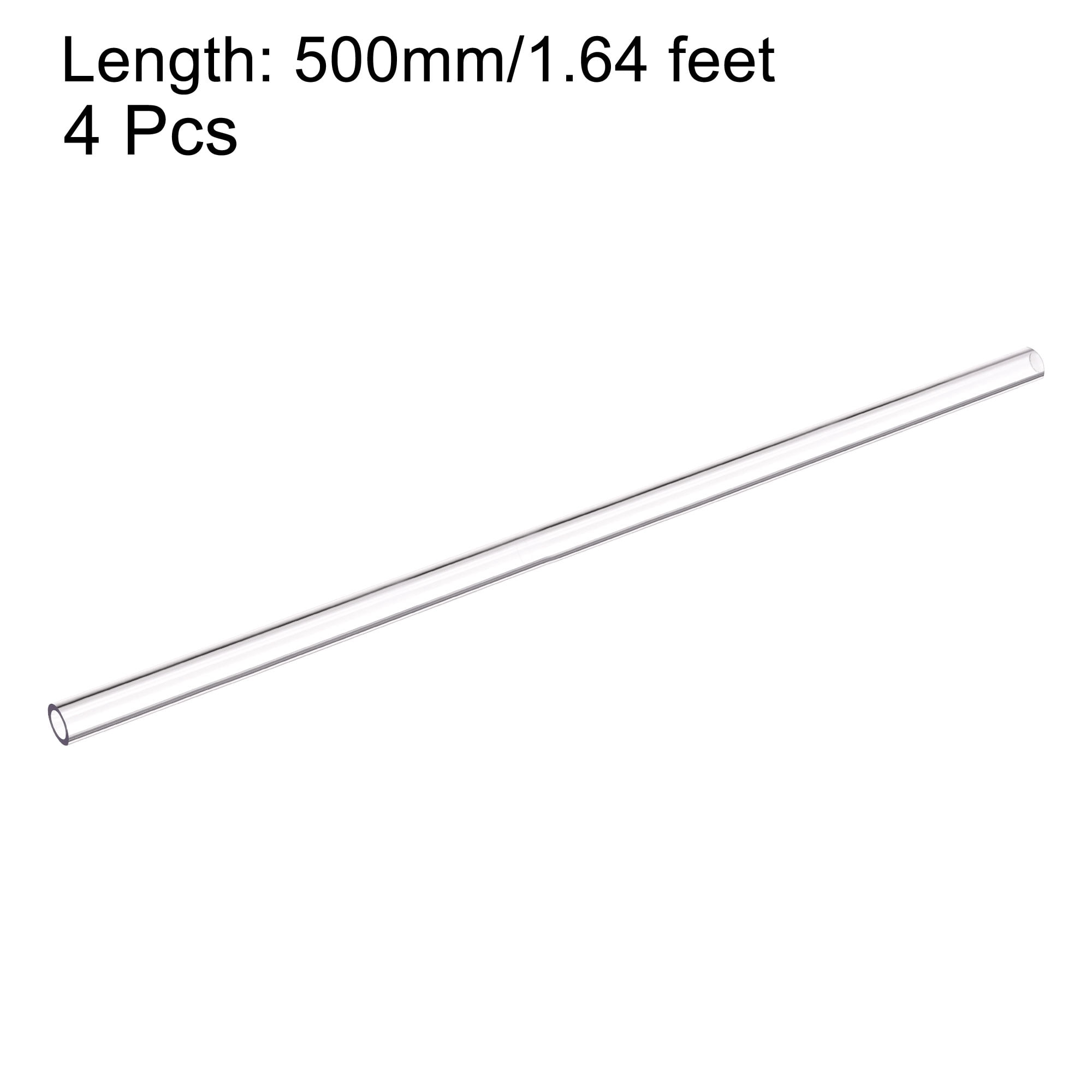 Unique Bargains PETG Tubing Hard Tube for PC Water-cooling System Clear 10 x 14 mm