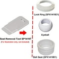 thumbnail image 5 of Pool  Directional Hydrostream Return Jet Fitting SP1419D with Adjustable 3/4" Opening Rotating Eyeball Compatible with Hayward SP1419D (6 Pack), 5 of 6