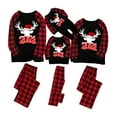 thumbnail image 3 of Birdeem Pyjamas de Noël 2020 pour Famille Ensemble de Vêtements de Détente à Carreaux Rouges pour Enfants, 3 of 8