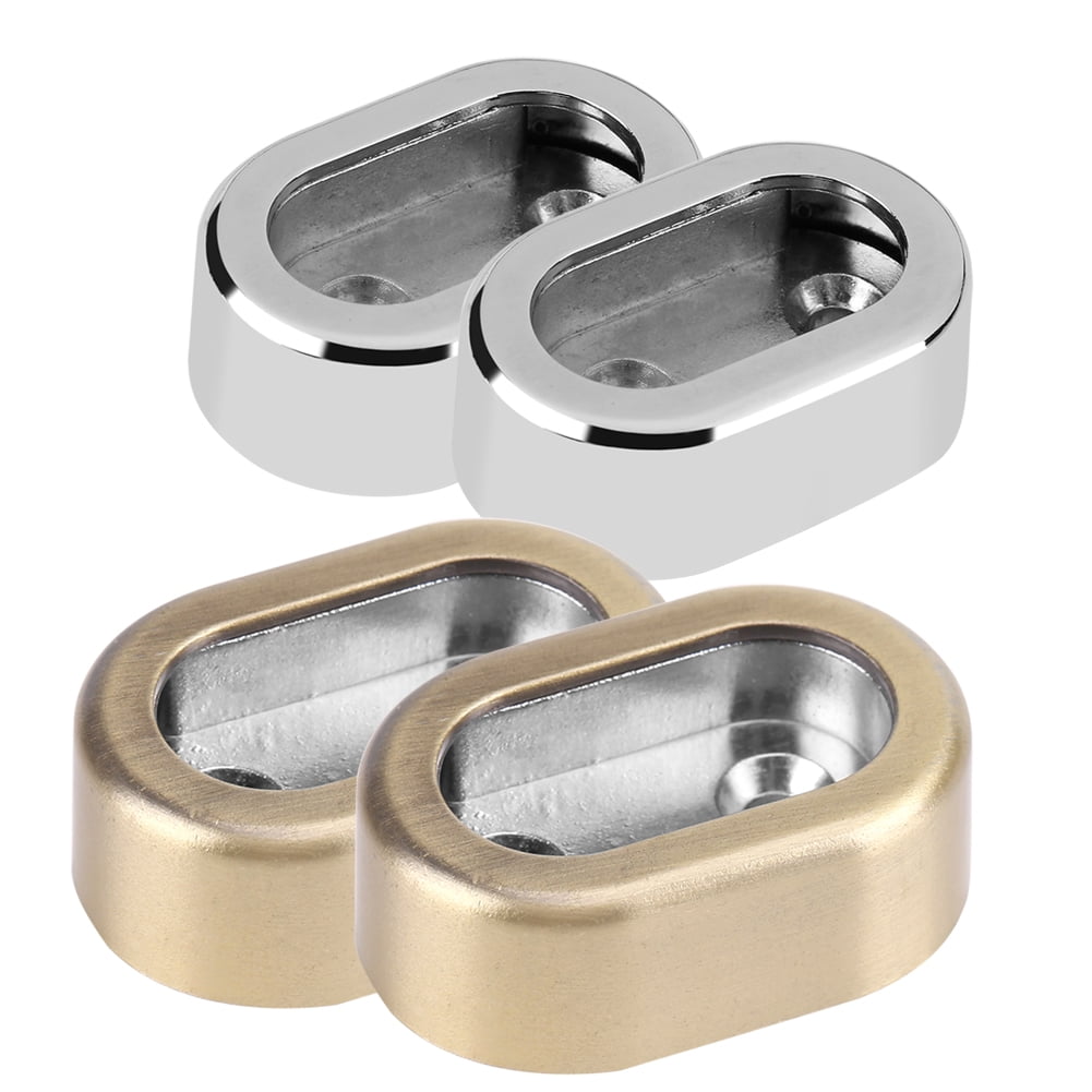 Yosoo 2pcs 16 32mm Oval Closet Rod Pole End Supports Wardrobe Clothes Tube Bracket Holder Closet Rod Pole End Rod End Walmart Canada