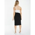 thumbnail image 2 of QUIZ - Women's Two-Toned One-Shoulder Dress, 2 of 4