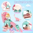 thumbnail image 4 of Juguete con forma de dinosaurio para rampa de coche, CRATIVWOOD, con 4 coches de empuje, 4 of 7