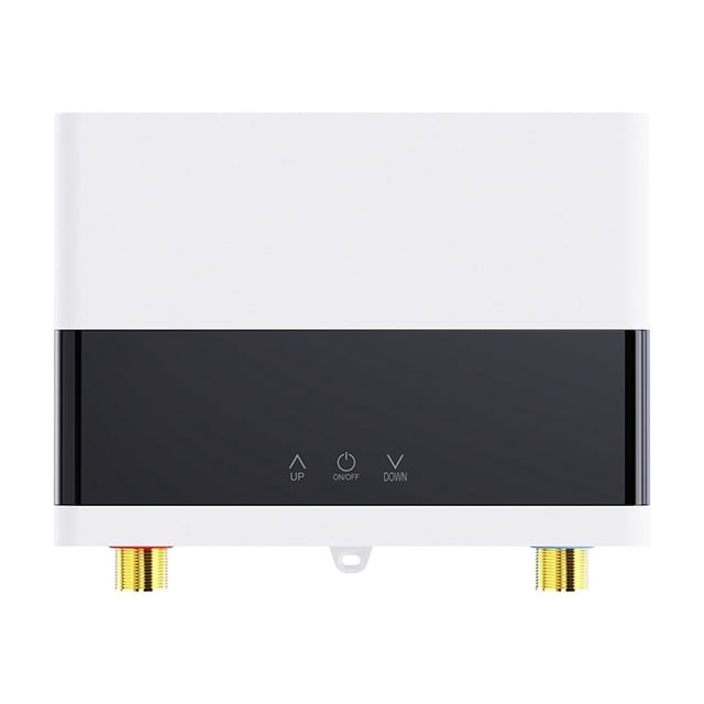 Instant Water Heater Bathroom Kitchen Wall Mounted Electric Water Heater LCD Temperature Display With Remote Control ,Security Protection Design
