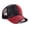 black red, variant on Studded Rhinestone Baseball Cap, Bling Baseball Hats for Women, Adjustable Sparkle Denim Sun Hat with Crystals, Summer Mesh Peaked Cap for Outdoor Sports Beach