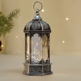 thumbnail image 5 of Hariumiu Wind Lantern Christmas Lights Christmas Lantern Lights Retro Glass Night Light Create Indoor/outdoor Decorative Led Ornaments, 5 of 9