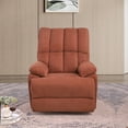 thumbnail image 6 of Ada Dual Motor Power Lift Recliner With USB Port Fabric Upholstered Caramel, 6 of 7