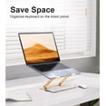 thumbnail image 3 of Soporte para Laptop Aoviho L3 Ajustable de Aluminio Plegable para MacBook HP Lenovo Dell, 3 of 5