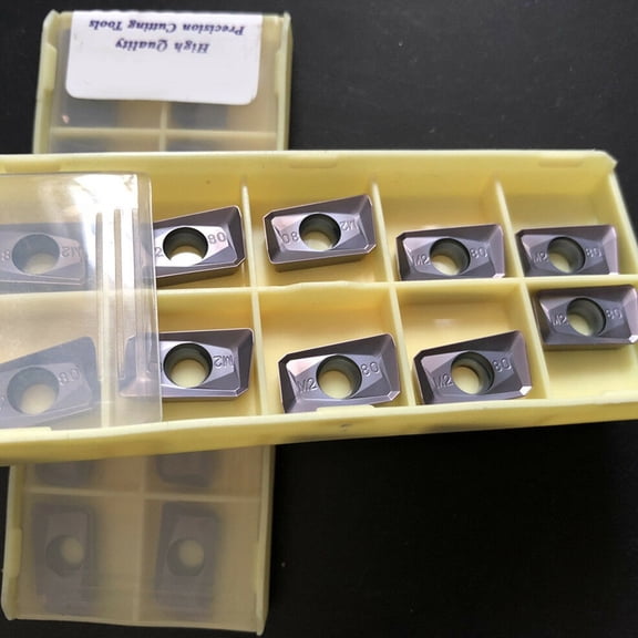 10Pcs APMT1604PDER -M2 LF6018 Carbide Inserts APKT1604 25R0.8 Indexable Blades