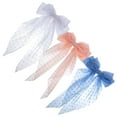 thumbnail image 5 of SOAC Hair Bows Women/Girls Fashion Spring Hair Clips with Long Tail Bow, Assorted Color, 3 ct, 5 of 7