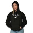 thumbnail image 3 of Virginia Funny Pun Tourist Souvenir Hoodie Sweatshirt Women Men Brisco Brands S, 3 of 5